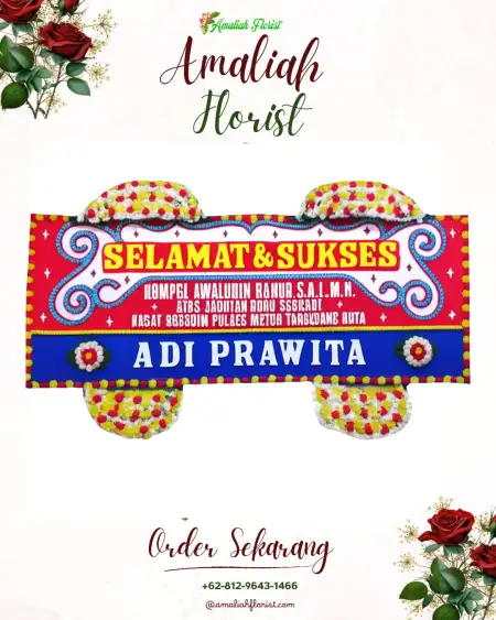 Papan Bunga Ucapan Selamat Buay Runjung